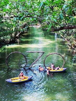 Tour động Thiên Đường - Công viên Ozo Treetop 1 ngày